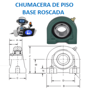 TB-SC-100 CHUMACERA DODGE BASE ROSCADA FLECHA 1” No. DE PARTE 124465